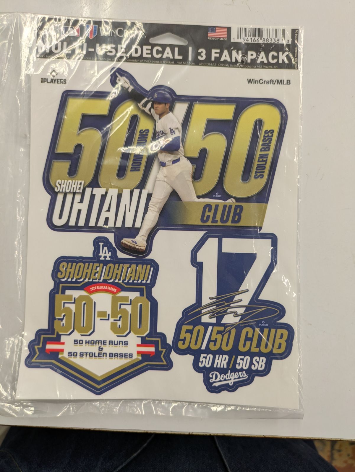 新品未使用品】MLB 大谷翔平 ドジャース 50/50 メモリアルグッズ5点