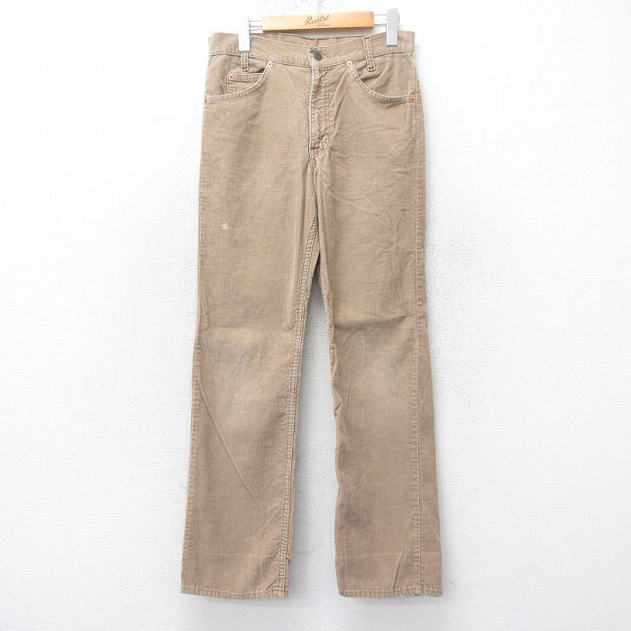 W29/古着 リーバイス Levis 716 コーデュロイ パンツ メンズ 80s タロン 茶 ブラウン 25feb18 中古 ボトムス ロング