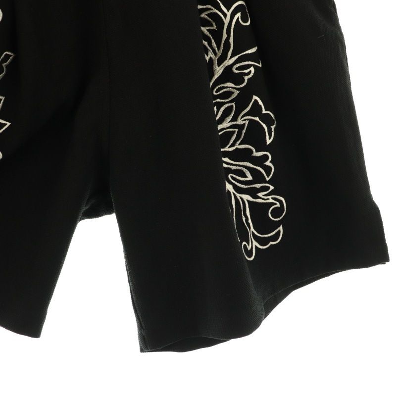 パンツ FUMIE TANAKA JACQUARD HALF PANTS フミエタナカ FUMIE TANAKA 24SS half embroidery pa ハーフエン
