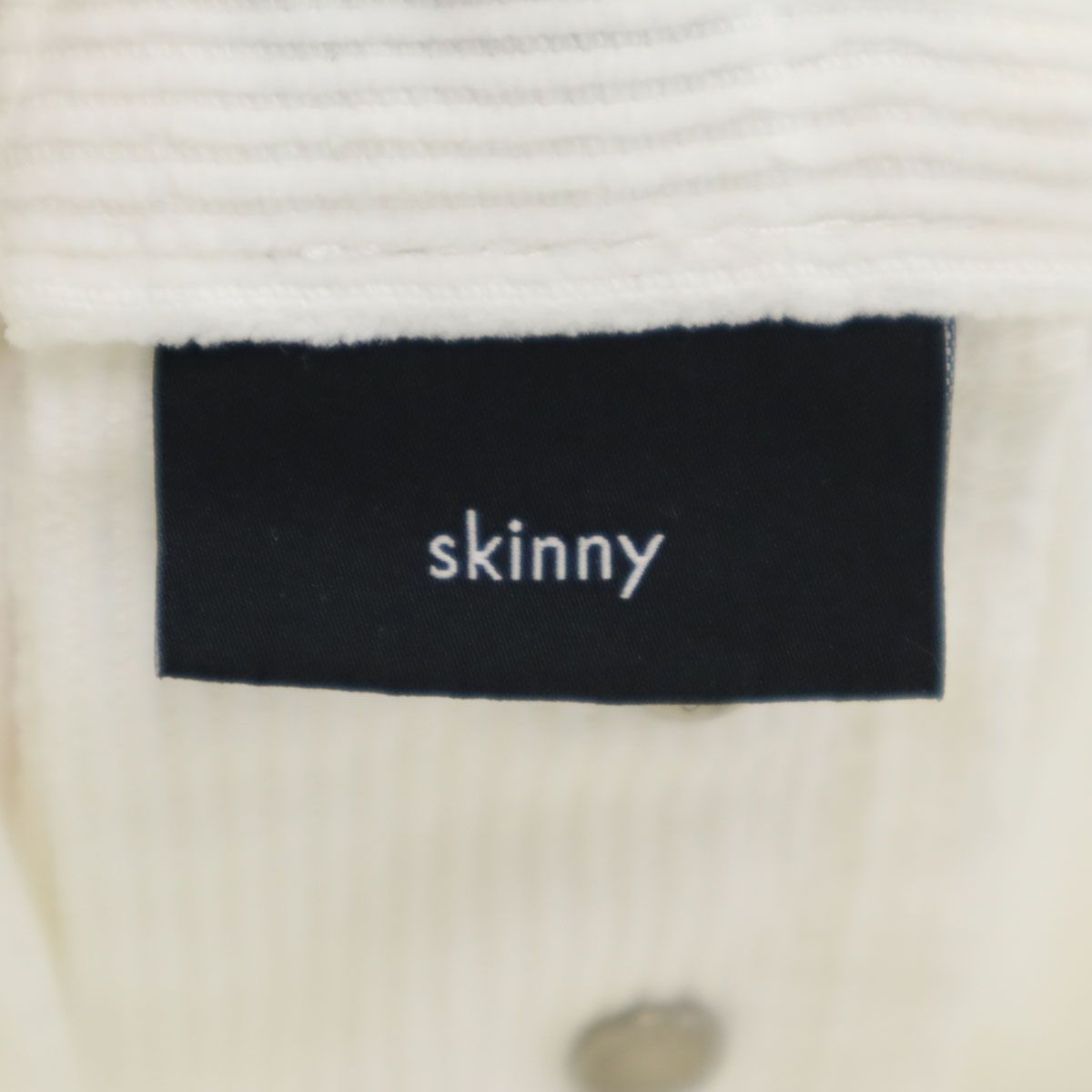 GUCCI グッチ イタリア製 コーデュロイ スリムパンツ 44 ホワイト