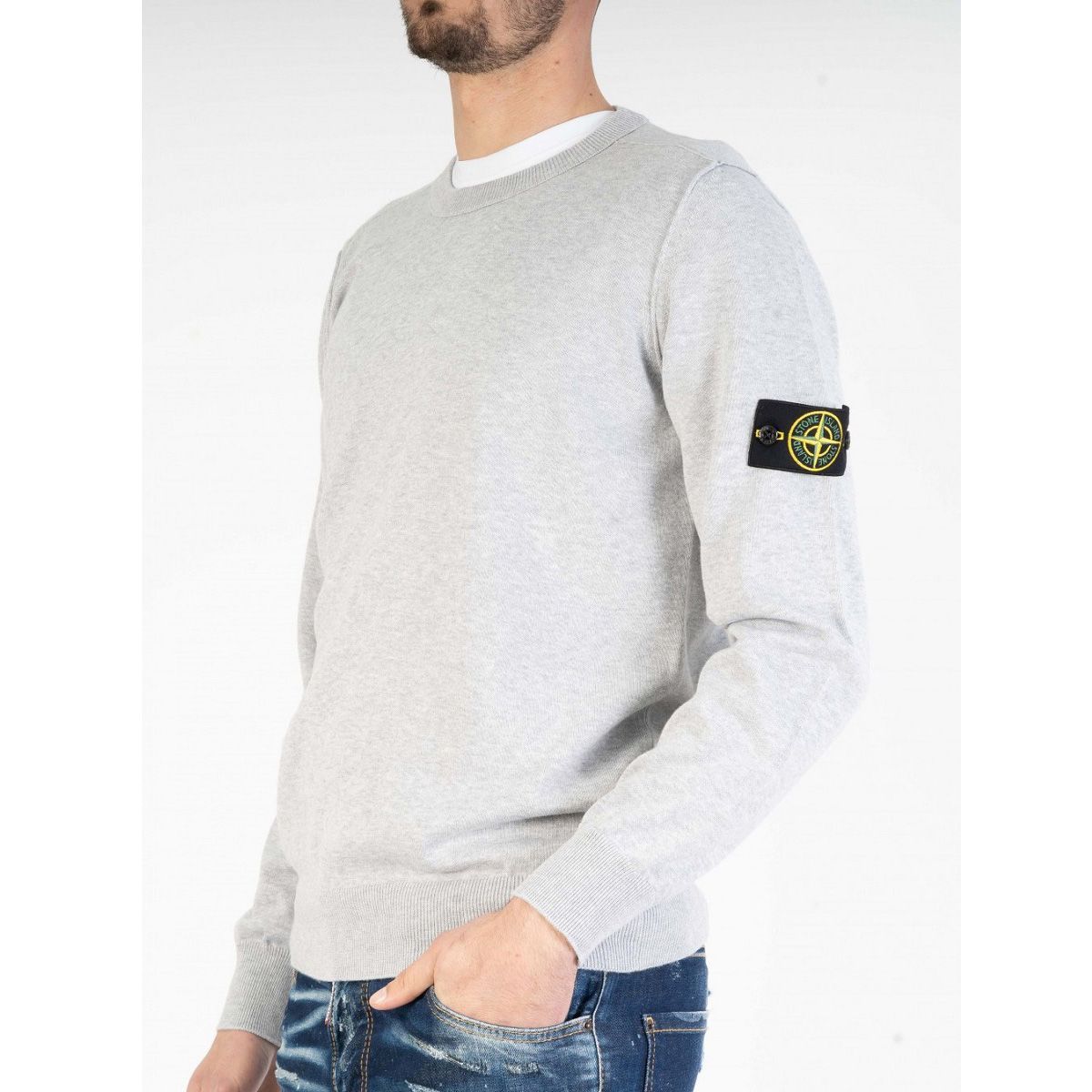 26 STONE ISLAND ストーンアイランド 7615540B2 V0M67 ライトグレー 