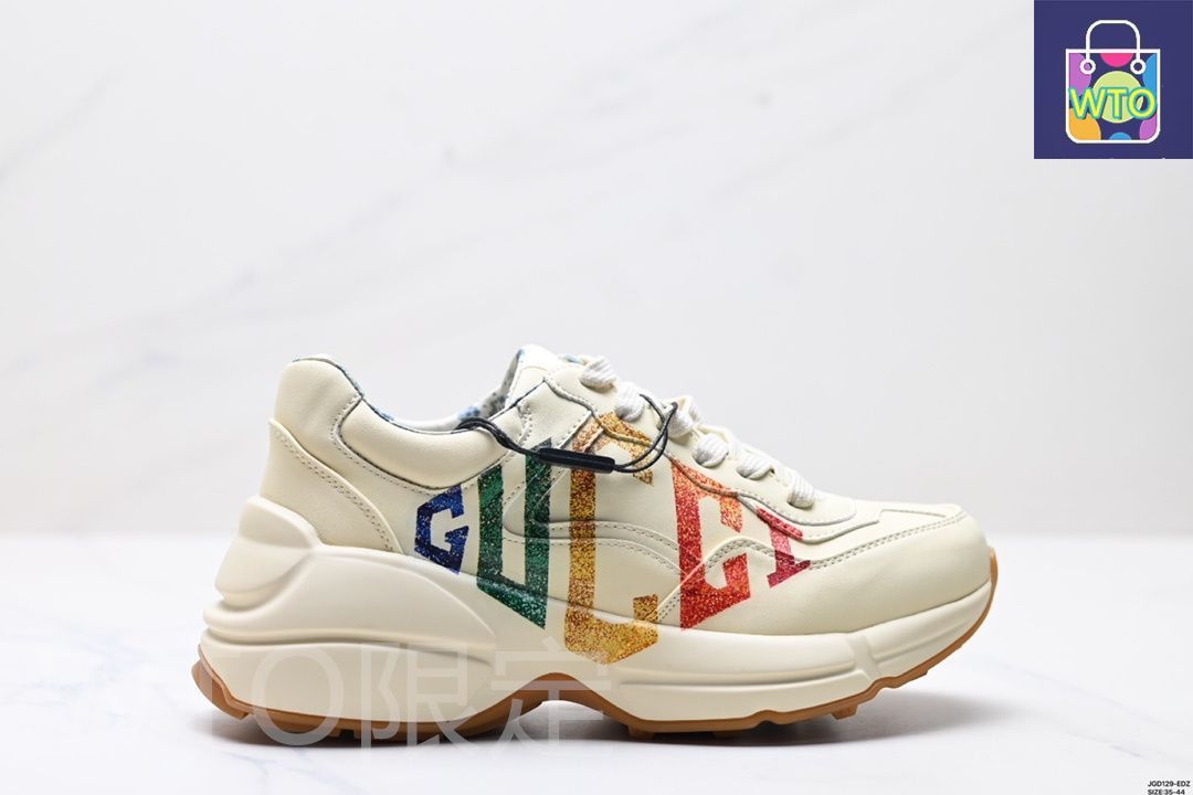 グッチ GUCCI ダディーシューズ ライトン シリーズ レトロ厚底 ファッショナブルで使いやすい06-WTO輸入2