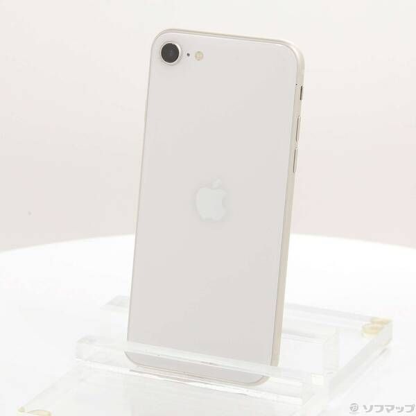 〔 品〕 iPhone SE 第3世代 64GB スターライト MMYD3J A SIMフリー 276