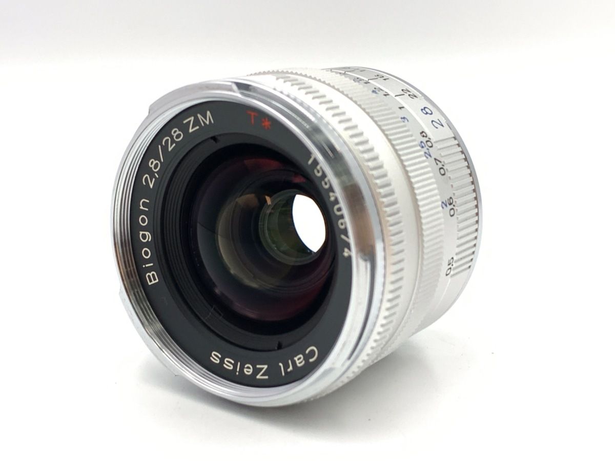 【中古】(ツアイス) ZEISS BIOGON 28/2.8 ZM シルバー 中古】 【良品】 カールツァイス Zeiss Biogon T* 2.8/28 ZM