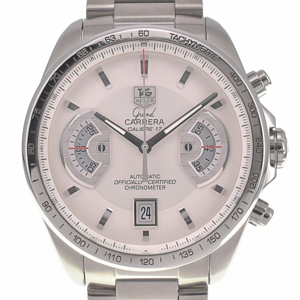 タグホイヤー TAG HEUER CAV511B.BA0902 グランドカレラ キャリバー17RS クロノグラフ デイト 自動巻き メンズ 箱 保証書付 H 139106