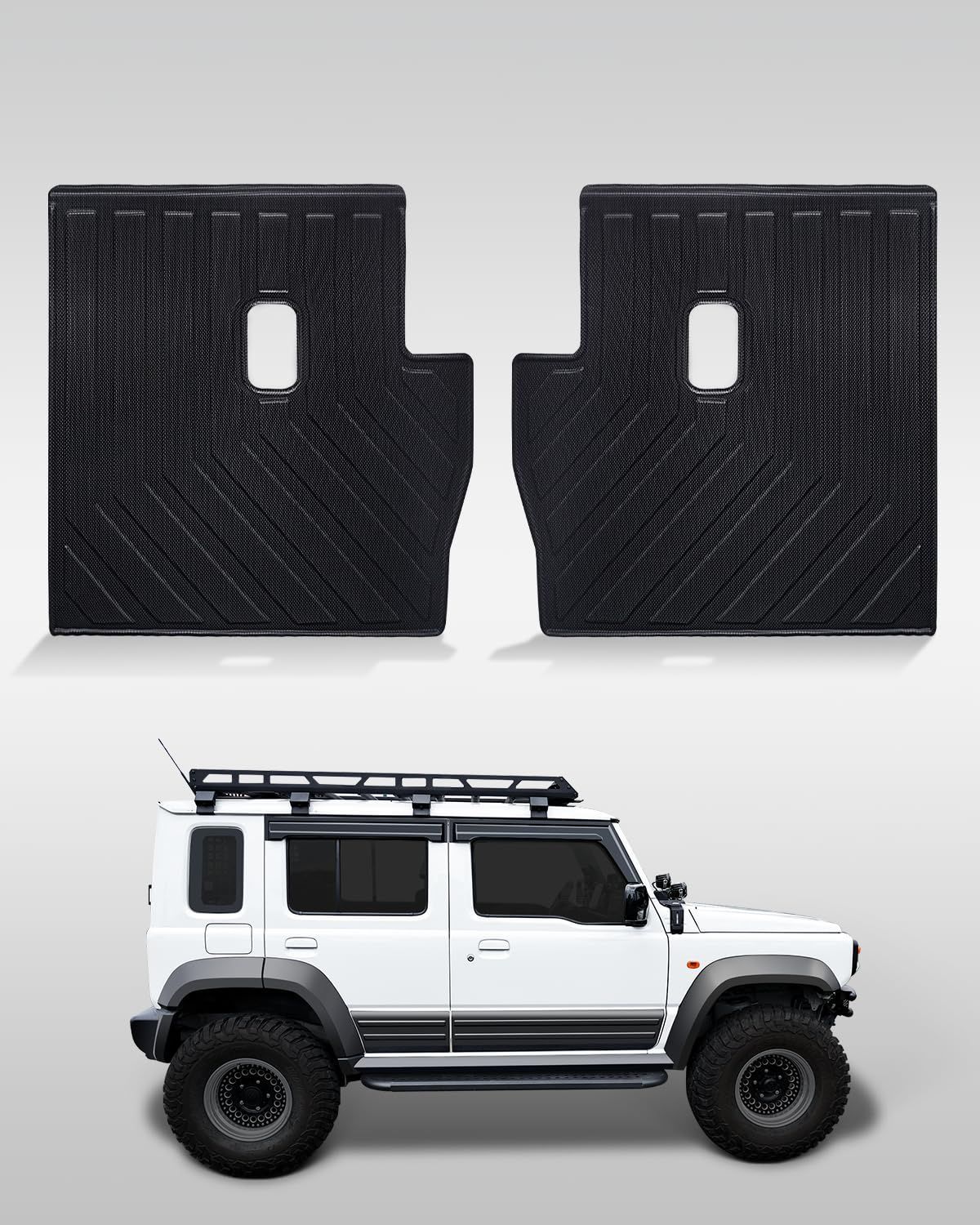 ROADER ジムニーノマド ラゲッジマット マット JC74 フロアマット トランクマット 3Dフロアマット TPE材質 ブラック 立体 防水 耐汚れ 耐磨耗性 滑り防止 カー用品 ジムニー アクサセリ スズキ JIMNY カスタムパーツ