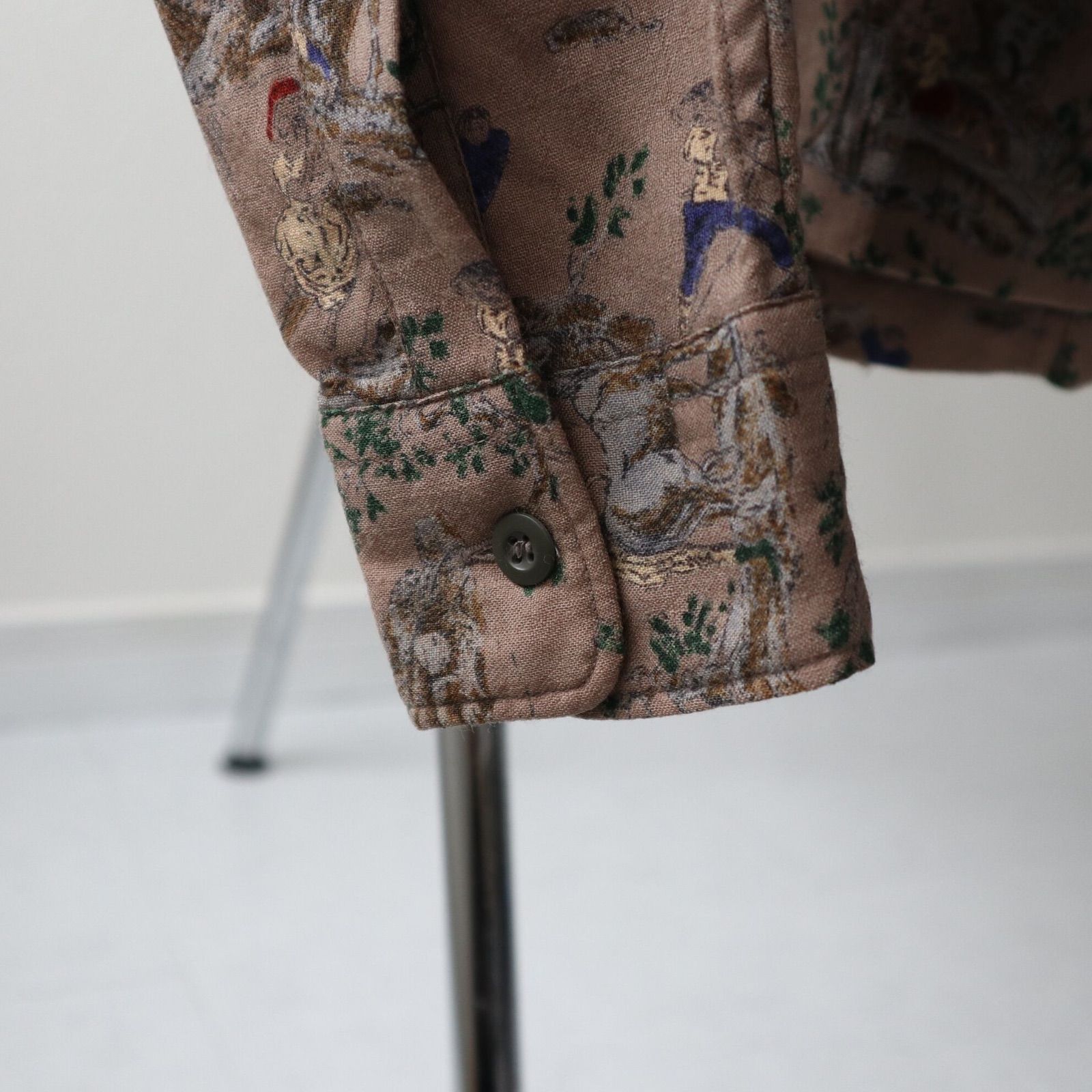 ベルンハルトウィルヘルム コート レオパードファー付 変形 ビアバス