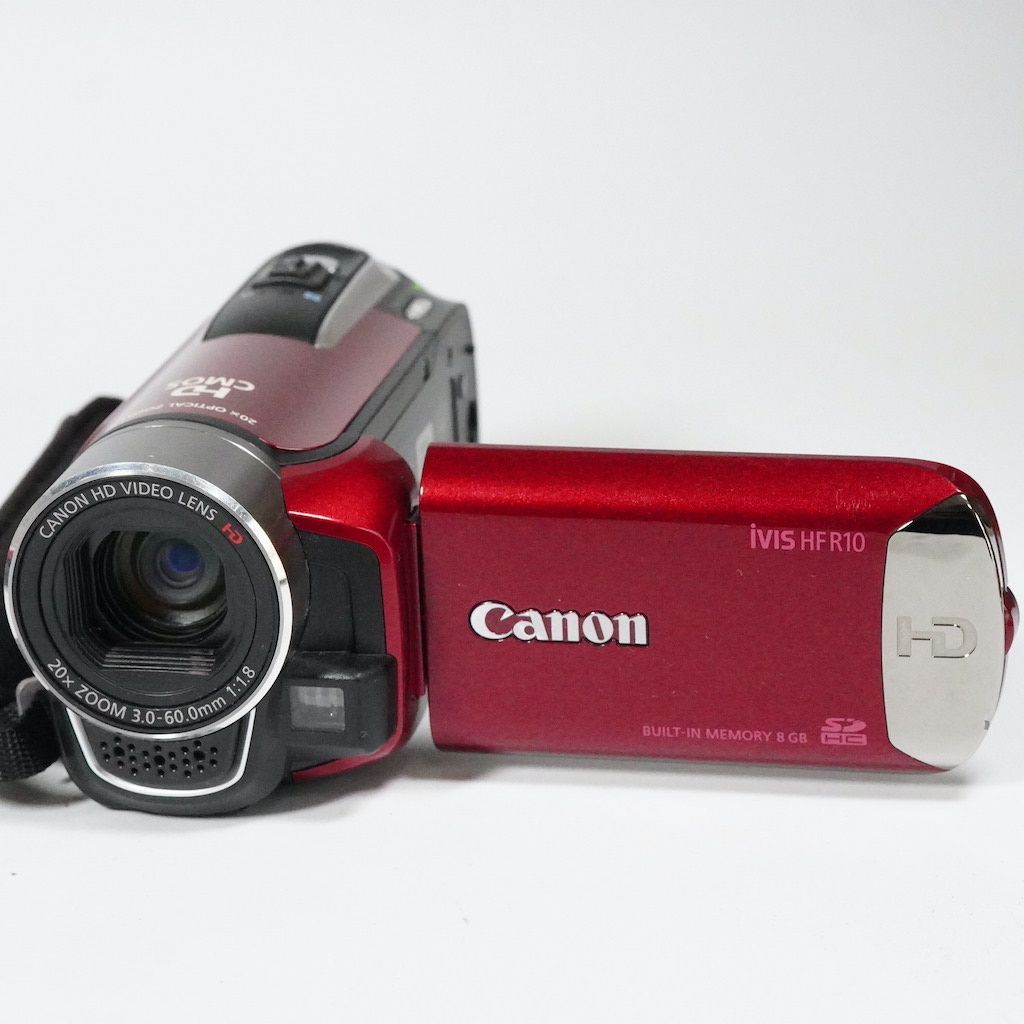 Canon キャノン iVIS HF R10 レッド 動作OK 返金保証 /2128 - メルカリ