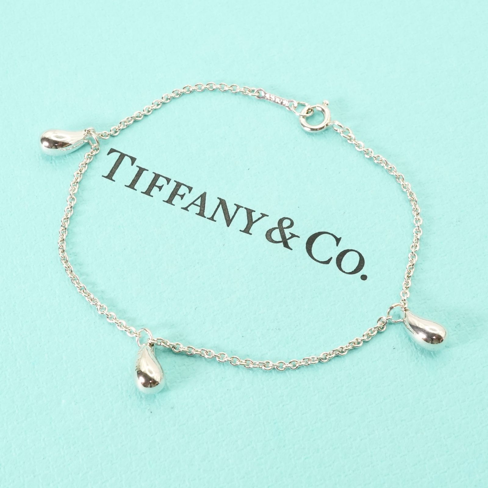 Aran Tiffany & Co.SV925ブレスレット ティアドロップ TIFFANY&Co. ブレスレット ティアドロップ 5連 SV925