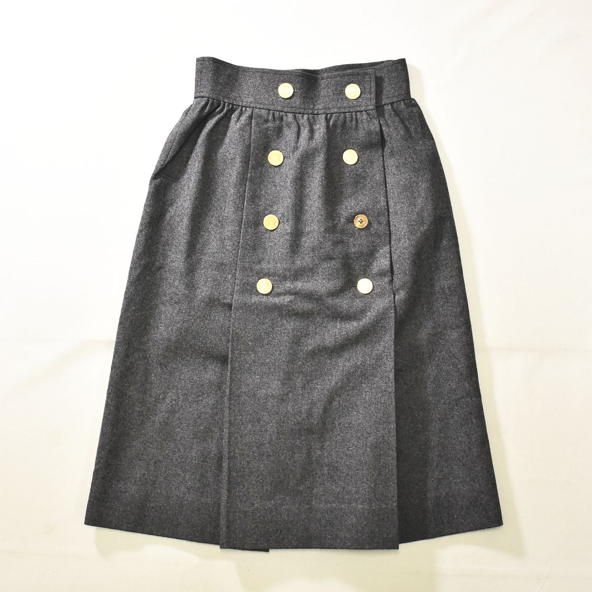 【激レア】イヴ サンローラン リヴゴーシュ　高級　シルク　スカート YVES SAINT LAURENT rive gauche スカート 38