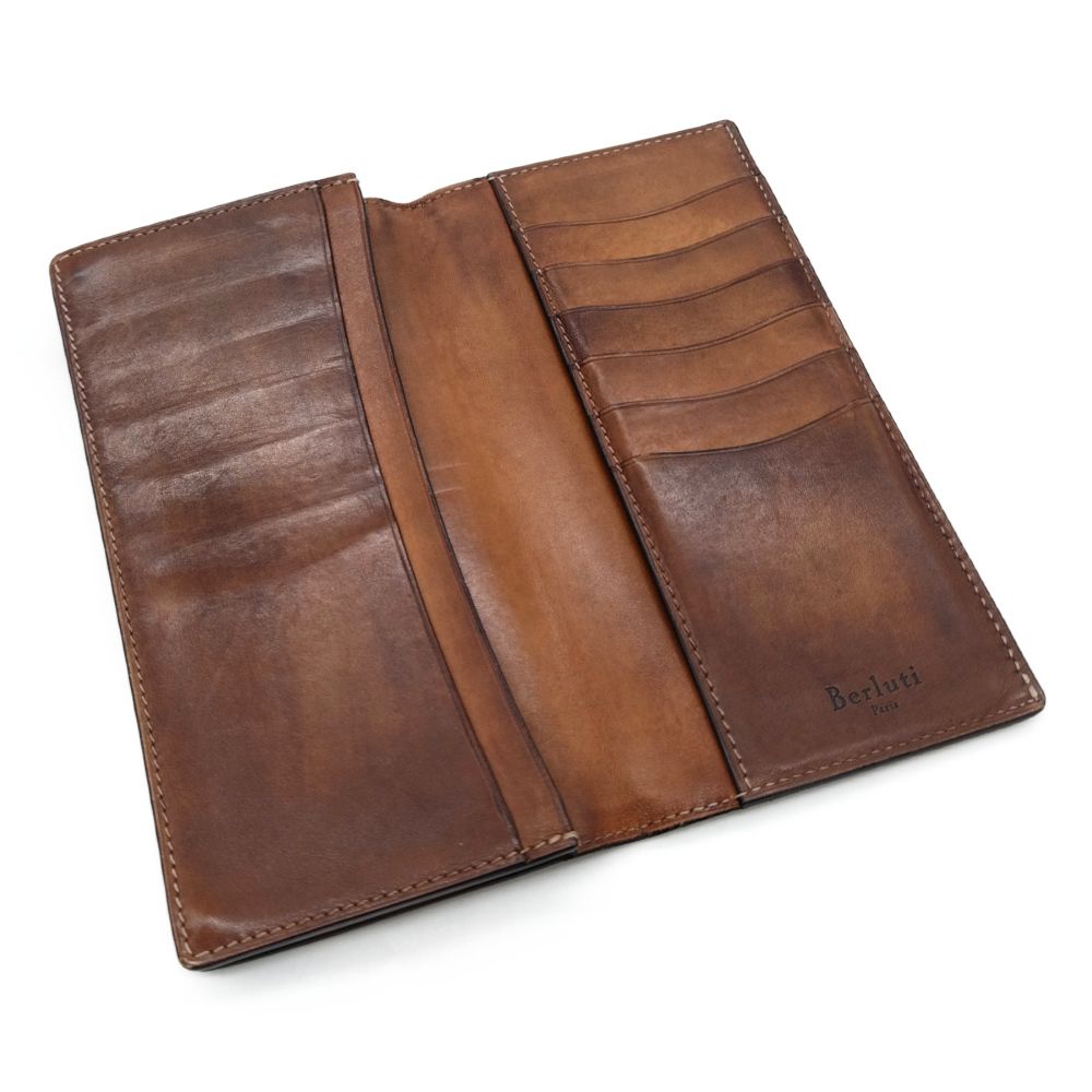 Berluti (ベルルッティ) カリグラフィゴールデンパティーヌ二つ折り長