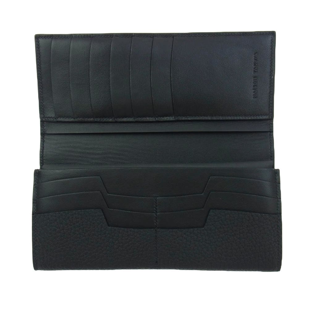 MAISON TAKUYA メゾンタクヤ TT2 Wallet German Shrunken Calf Lamb 二つ折り レザー 財布 長財布 Black ブラック ブラック系 新古品 未使用 中古 - メルカリ