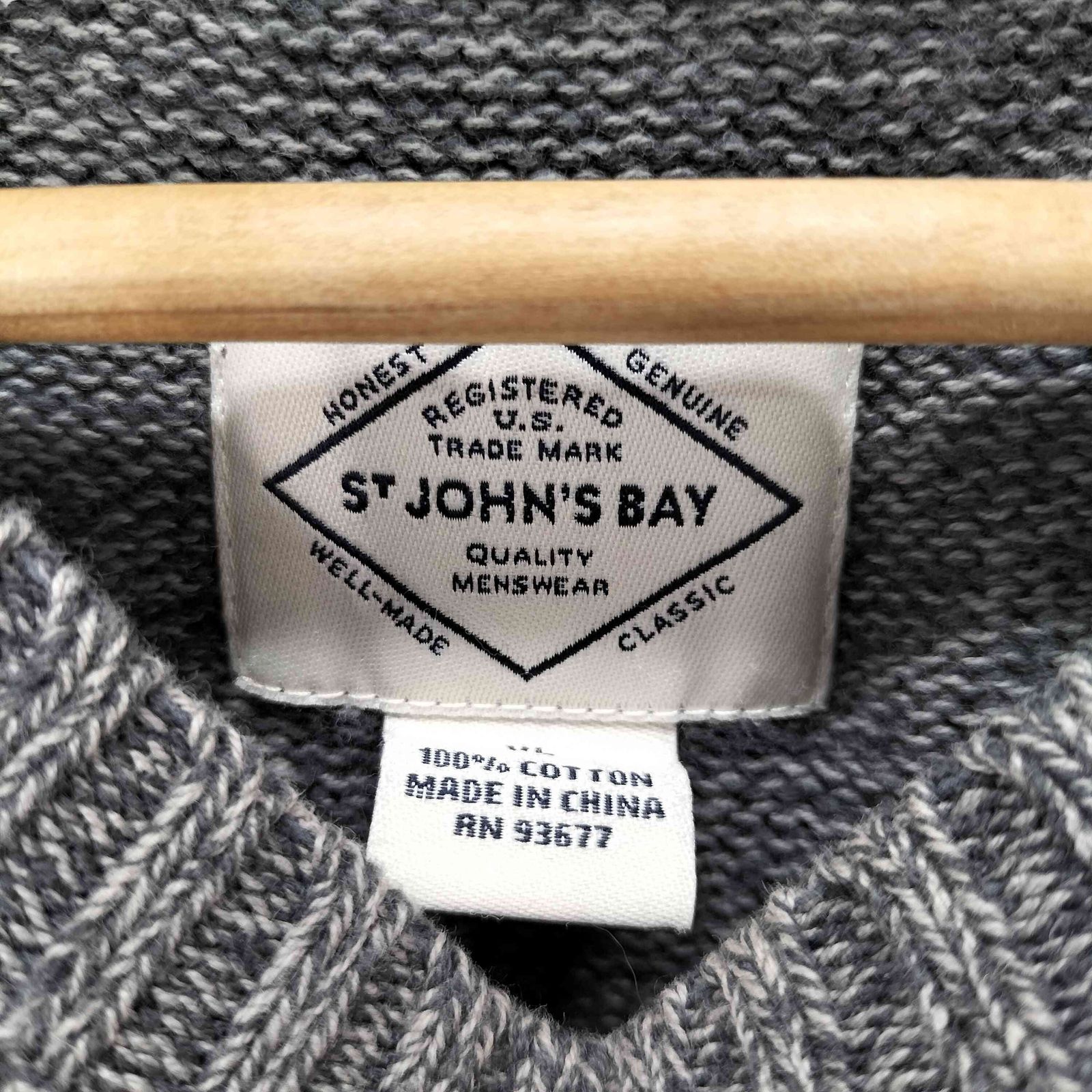 セントジョンズベイ STJOHNS BAY ボーダーコットンクルーネック