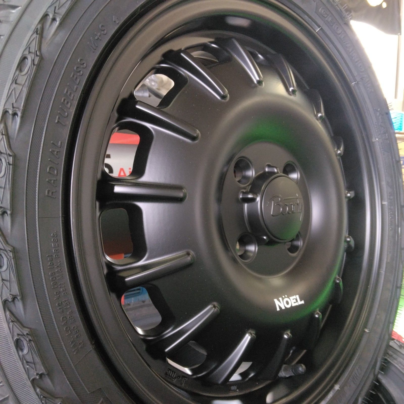 155/65R14 YOKOHAMA ジオランダー X-AT 軽トラ 軽バン ハイゼット エヴリィ アトレー タイヤホイールセット 14インチ  NOEL - メルカリ