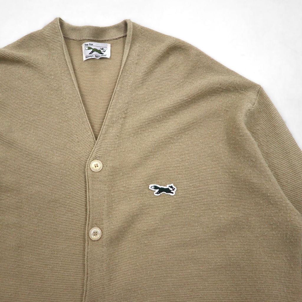 80s jc penny foxカーディガン｜古着 80s USA製 JC Penney The Fox