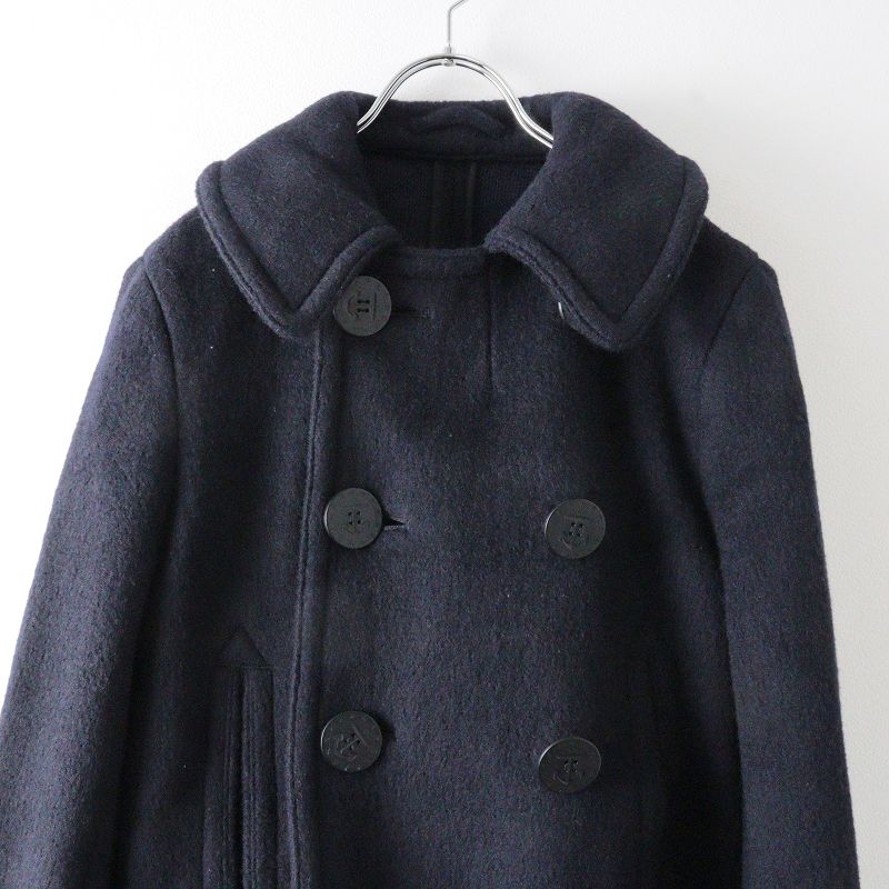 週末値下げ中】アナトミカ フレンチメルトン ピーコート黒 M