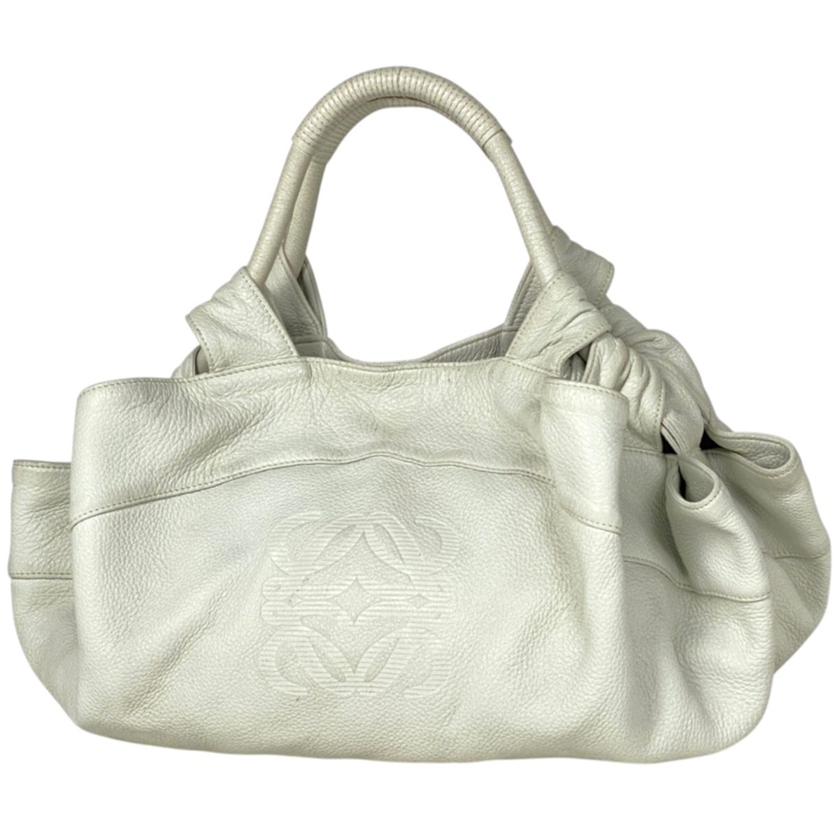 ロエベ LOEWE ナッパアイレ アナグラム ハンドバッグ レザー