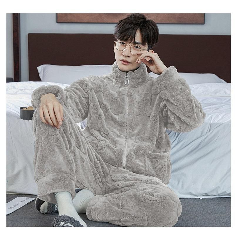 D.IIZOO] 長袖 もこもこ パジャマ メンズ 冬 上下セット ルームウェア 暖かい 防寒 部屋着 冬用 パジャマ フリース パジャマ もこもこ  あったか ペア ふわふわ 上下セット ルームウェア 部屋着 厚手 着る毛布 セットアップ フリース 防寒 暖かい メンズ レディース ... [D  ... [D.IIZOO] 長袖 もこもこ パジャマ メンズ 冬 上下セット ルームウェア 暖かい 防寒 部屋着 冬用 パジャマ フリース