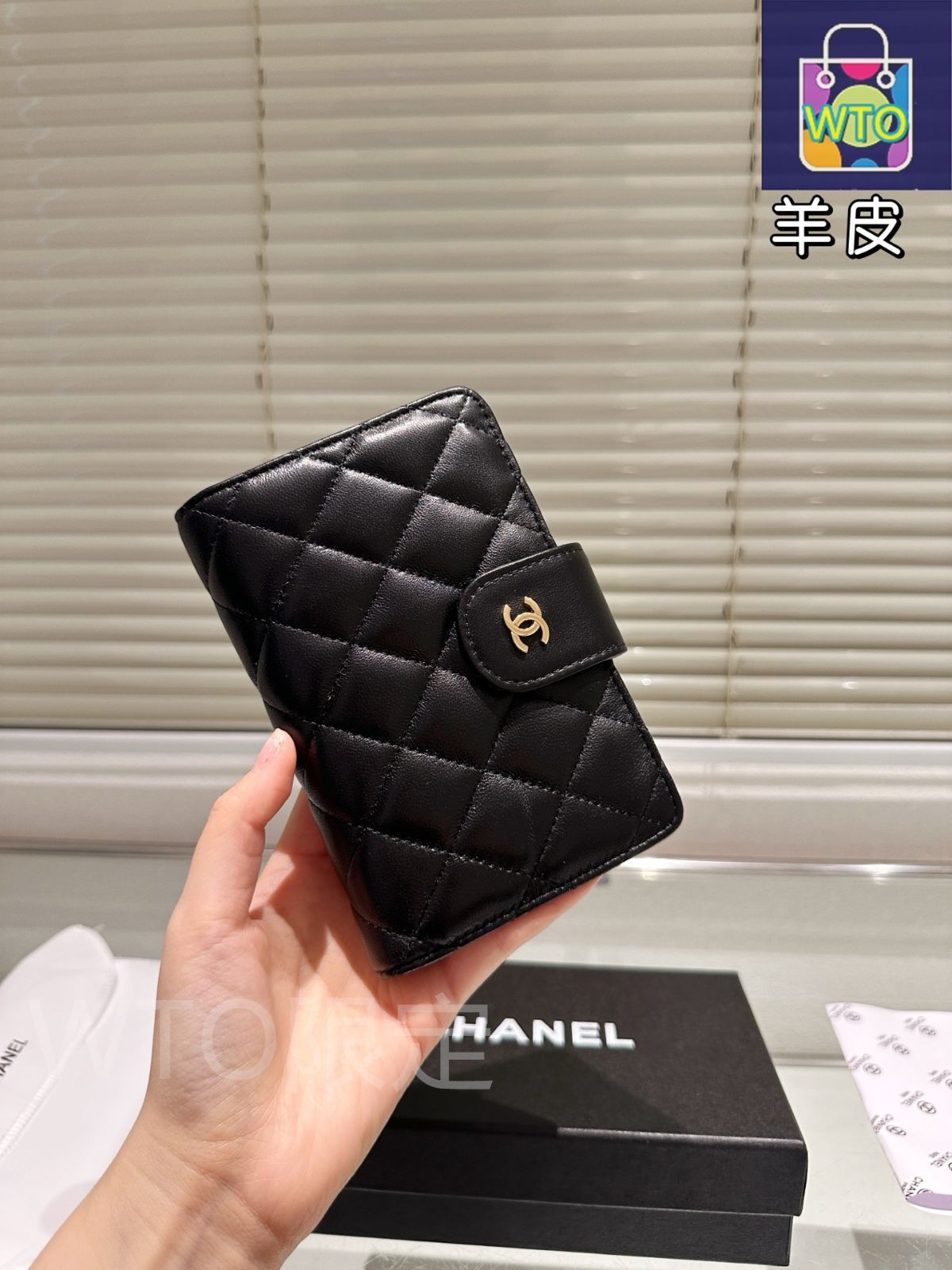 【希少なオレンジ☆ギフトにも】CHANEL 19 スモールウォレット 今日特価】Chanel ウォレット（ギフトボックス付）High Quality