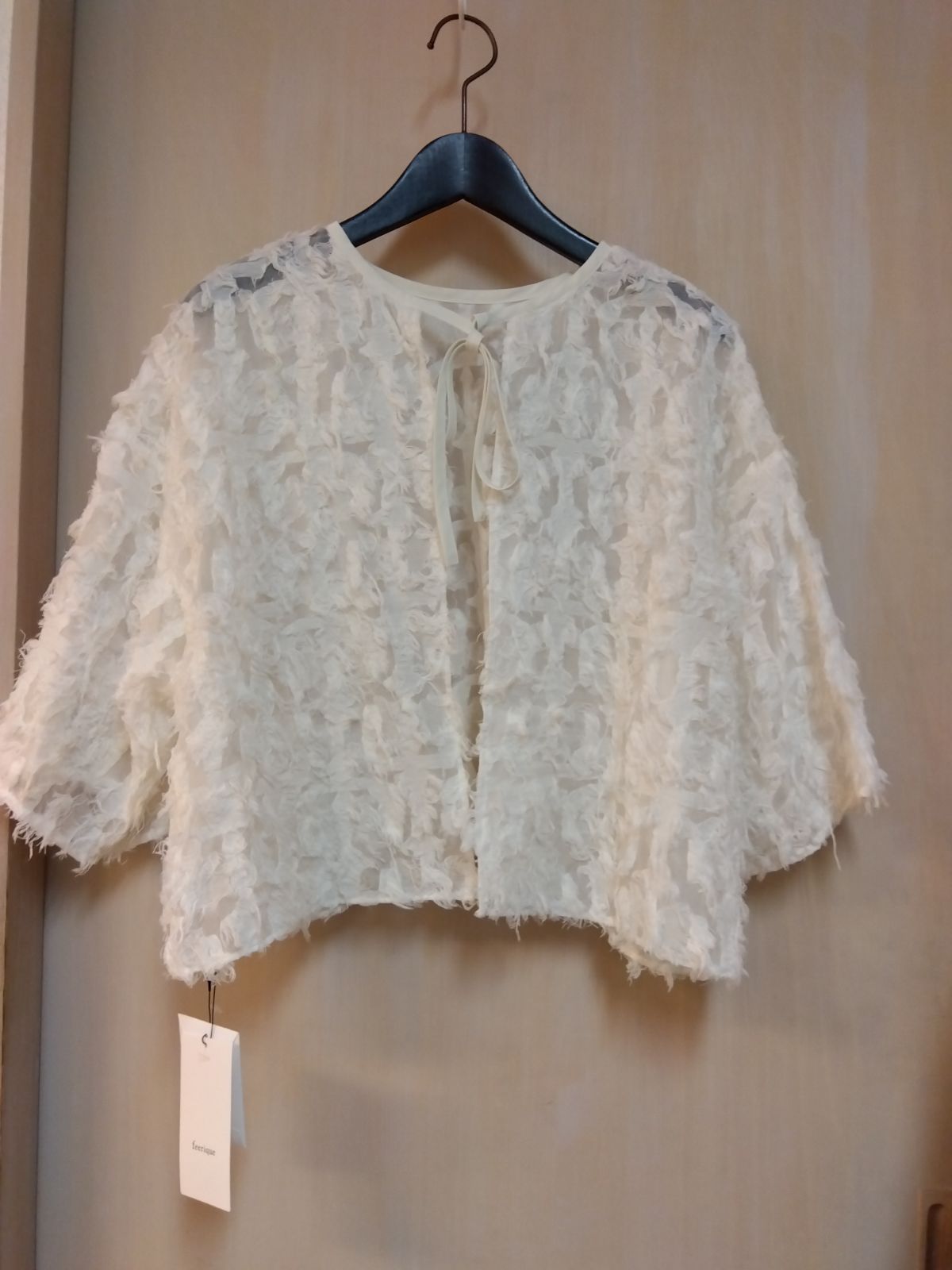 M24 フィーリック ビギ シャギーボレロ ♥品 かわいい♪ 美シルエット きれいめ