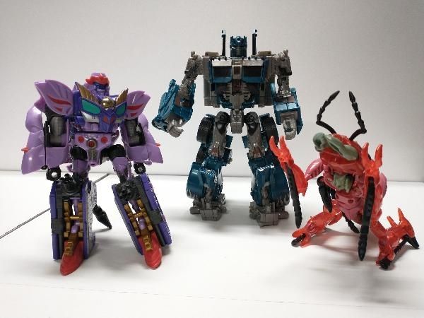 ジャンク品　トランスフォーマーフィギュア　3体 ジャンク 参乗合体 トランスフォーマー GO ゴウケンザン&ゴウ