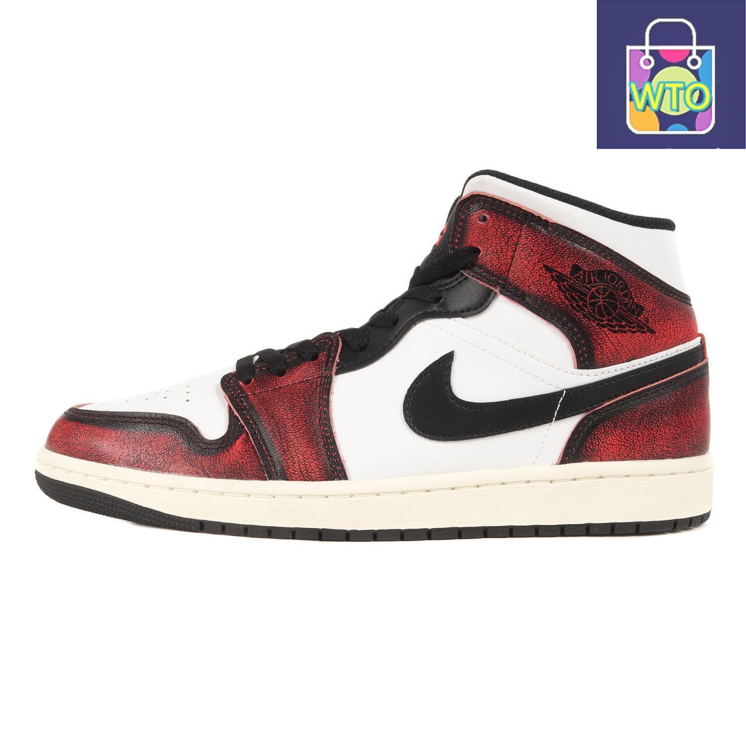 エアジョーダン 1ミッド　ウェアアウェイ（美品） 新品】24㎝ NIKE AirJordan1 Mid GS Wear Away ナイキ エア