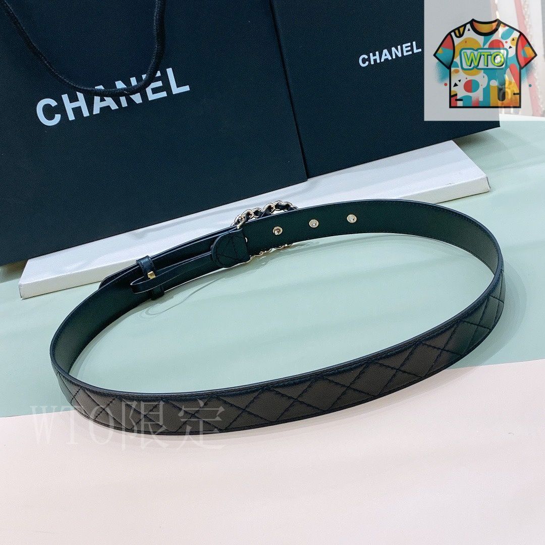 今日特価】Chanel シャネル レザーベルト-1 - メルカリ