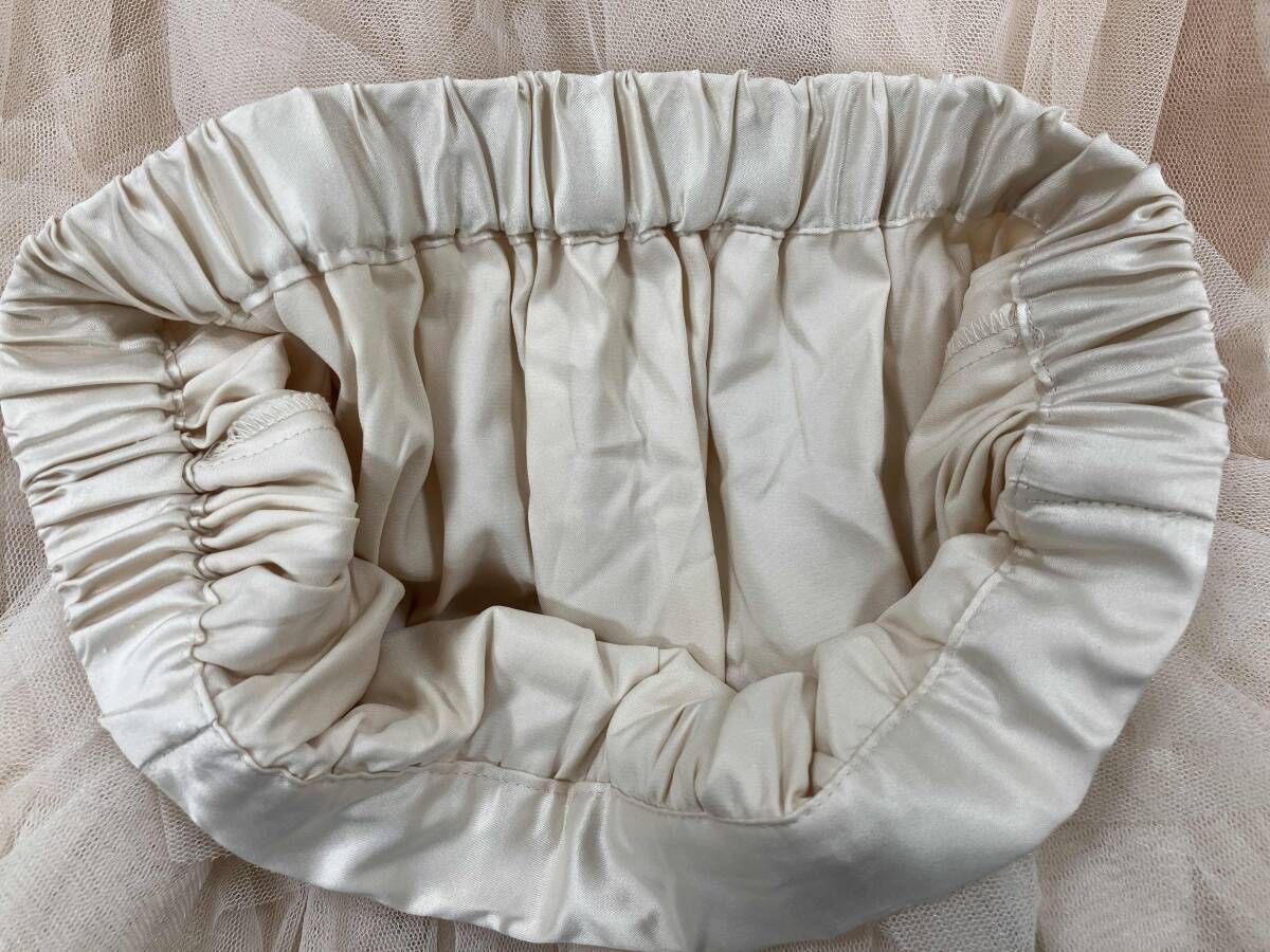 LOU LOU WILOUGHBY チュールスカート チュールギャザースカート 膝丈スカート アイボリー 2 HAPPYPLANETSERVICEAPARTMENTS_COM