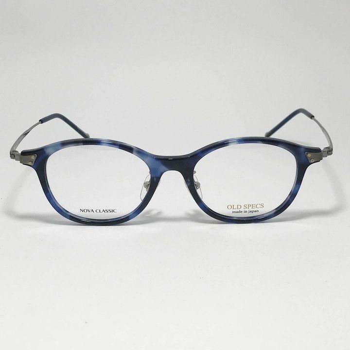 NOVA CLASSIC ノヴァ クラシック HAND MADE ITEM ハンドメイド 国産 クラシック 眼鏡 メガネ フレーム サングラス OS5043-4-47 度付可 ブルーデミ