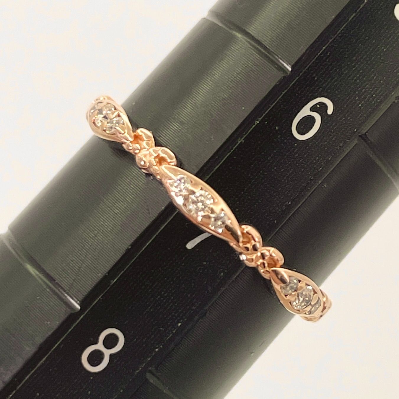 アガット カルム リング K10×ダイヤモンド/24-3463 - メルカリ