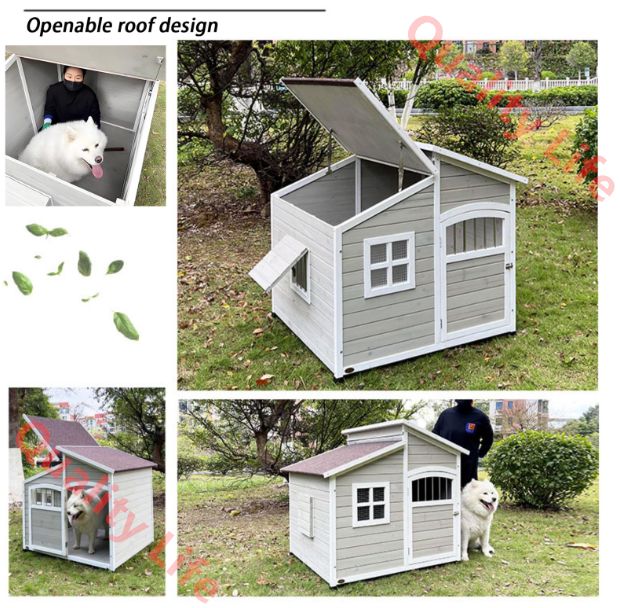 屋根付き 大型犬小屋