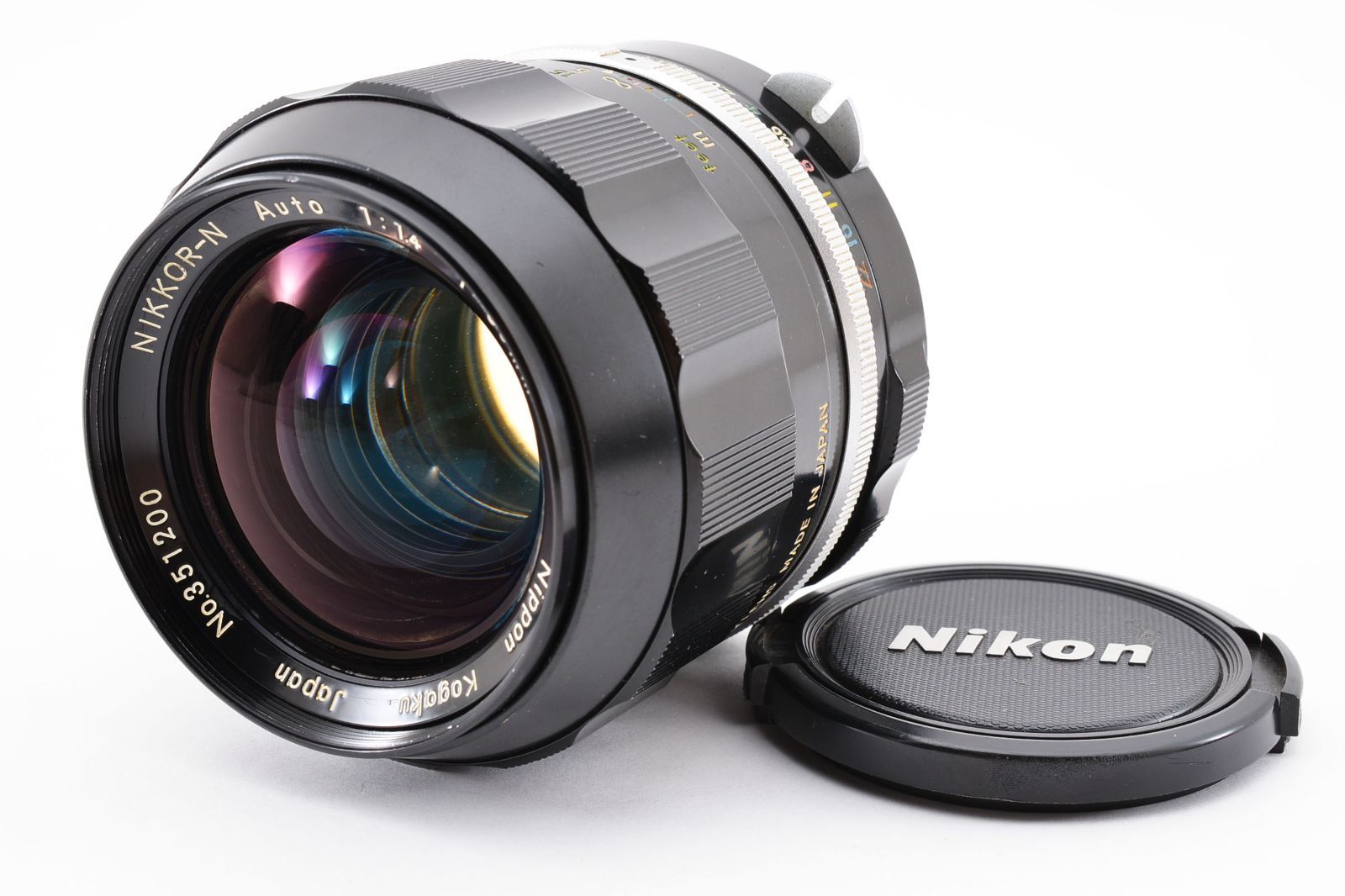 ニコン Nikon NIKKOR-N Auto 35mm f/1.4 Non Ai Lens [美品] #2762A