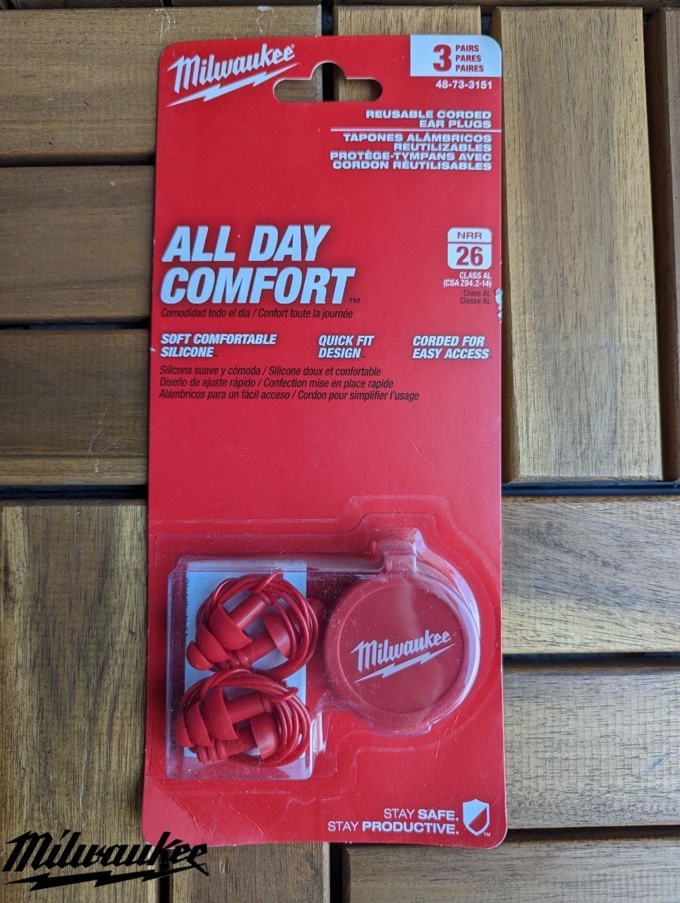 新入荷!!【日本未発売】Milwaukee 48-73-3151 コード付き耳栓 - メルカリ