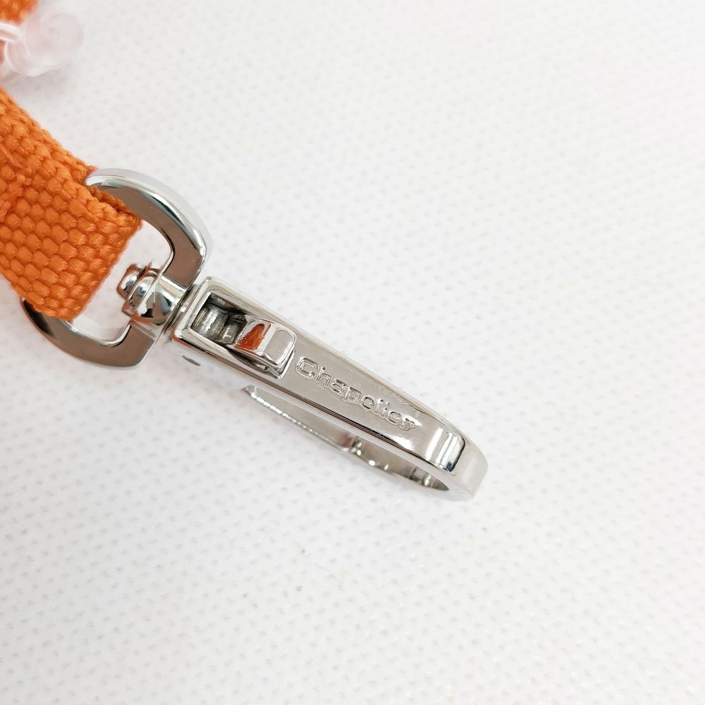 Herve Chapelier 1659Z ナイロンストラップ Lサイズ 定価22880円 ショルダーストラップ オレンジ レディース エルベ シャプリエ 5-0908G