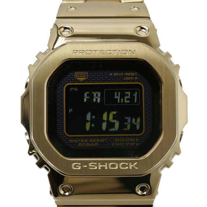 CASIO カシオ G-SHOCK 電波 腕時計 ソーラー GMW-B5000GD-9JF メンズ ...