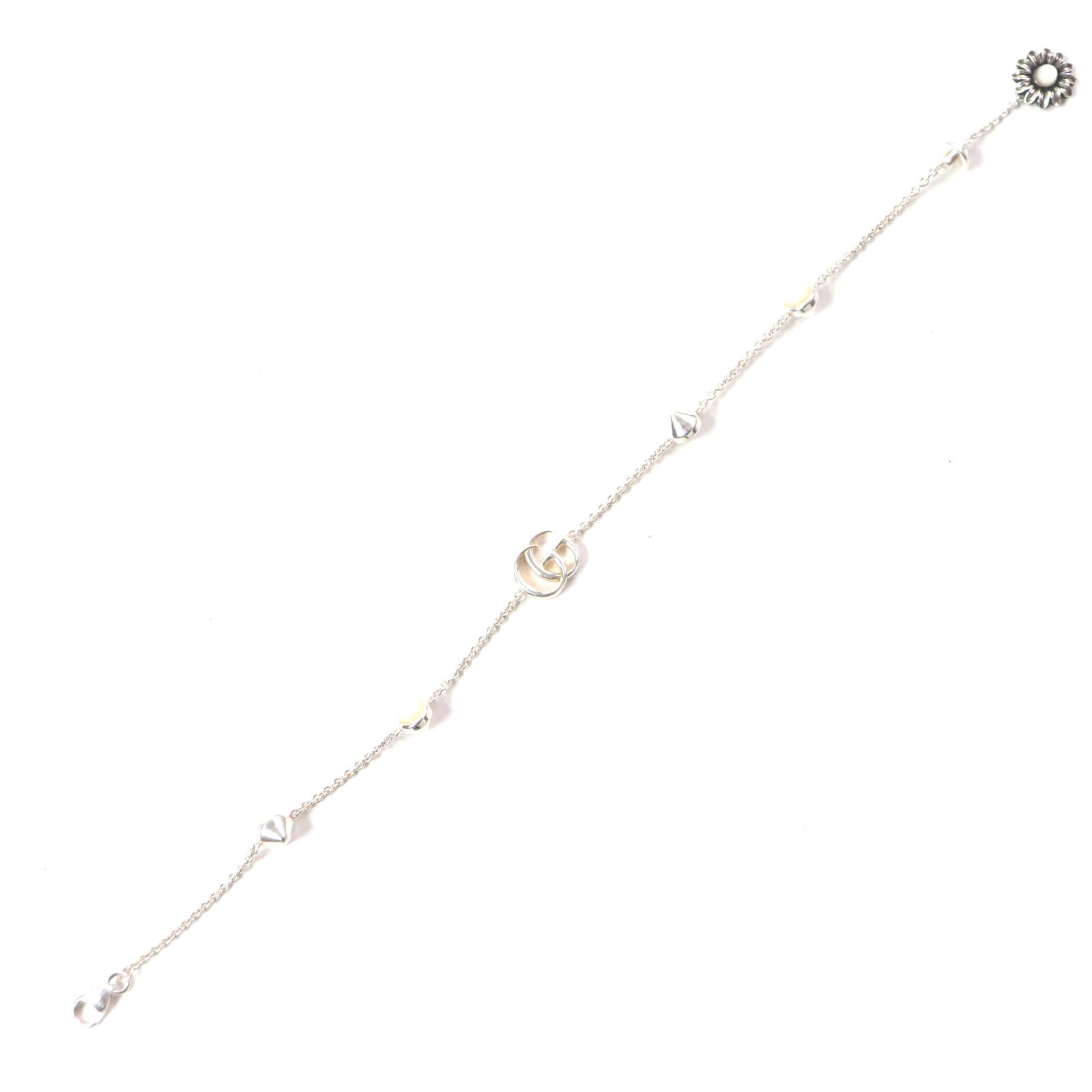 美品▽GUCCI グッチ 527393 ダブルG マザー・オブ・パール