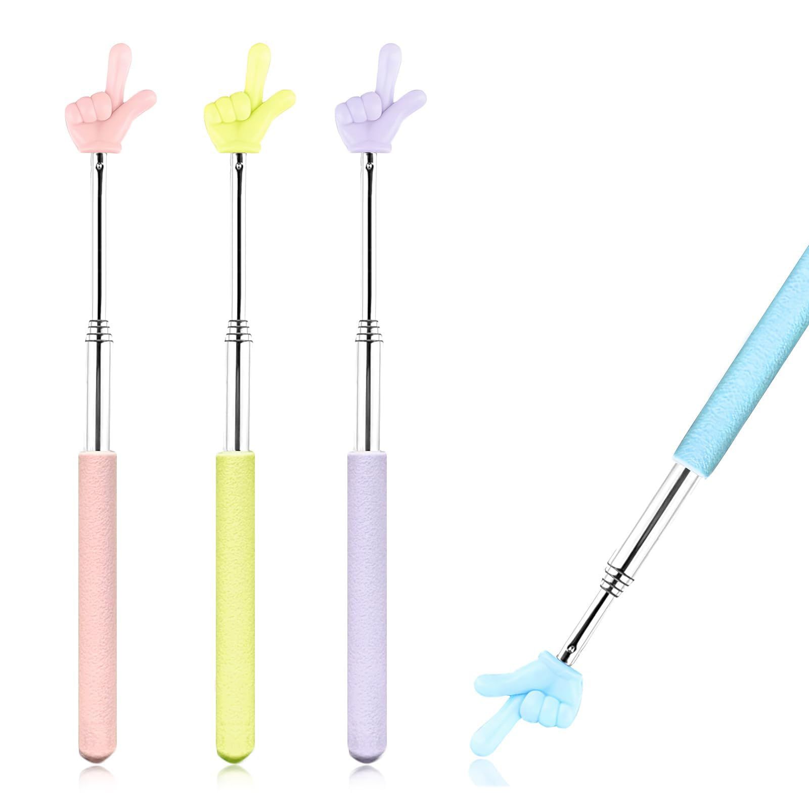 KDSSYFT 指示棒 4個セット 教師ポインター 約20-68cm 伸縮棒