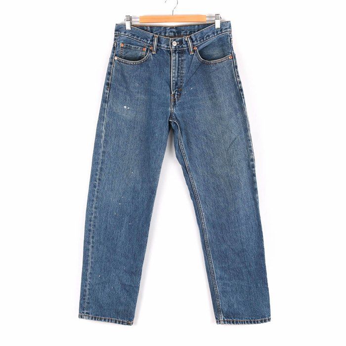 リーバイス デニムパンツ ジーンズ 550 ストレート アメリカ買付品 海外 メンズ W32L32サイズ ネイビー Levi's