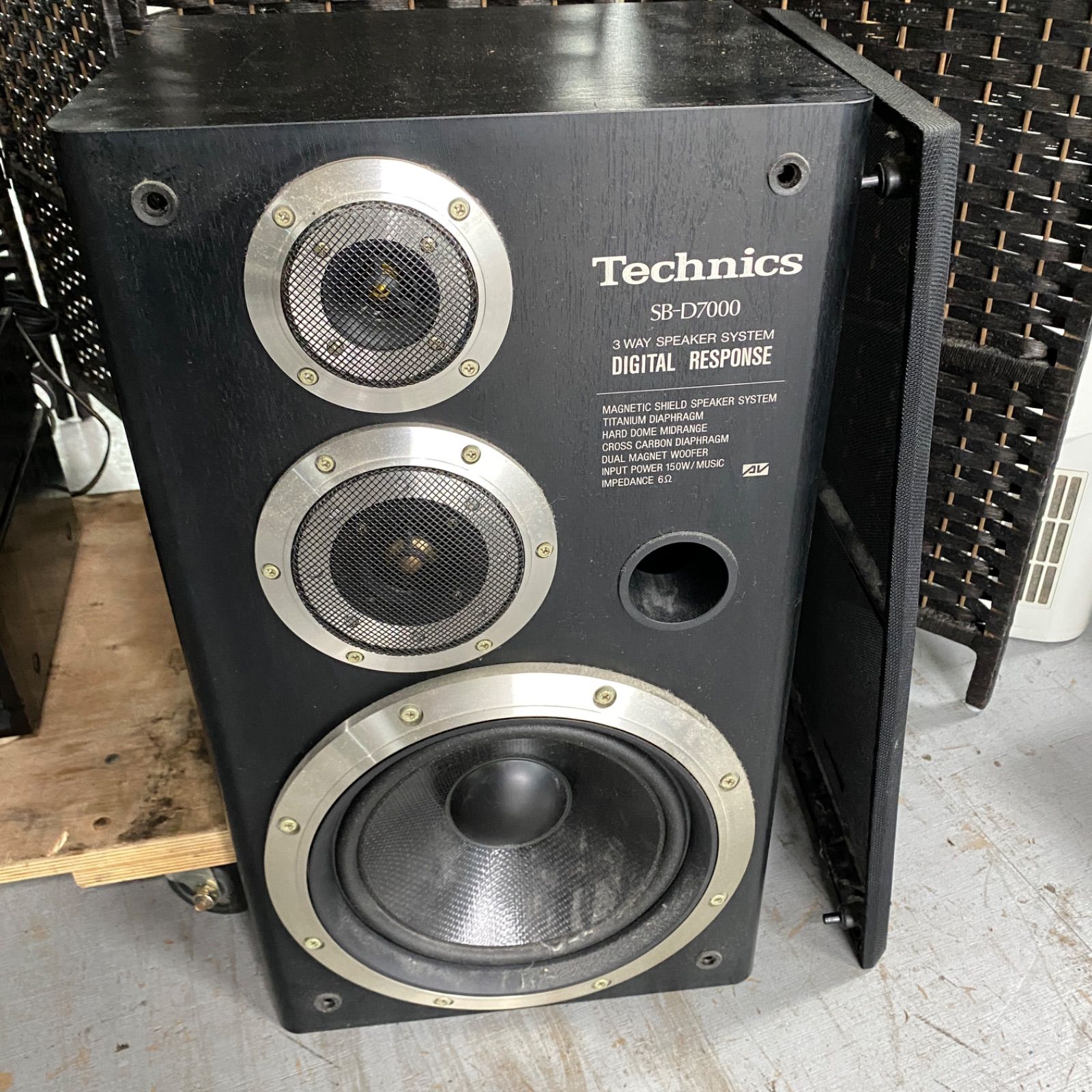 ☆希少☆ Technics SB-D7000 スピーカー ペア テクニクス 通電確認済み】technics st-d7000 su-d7000 sl-d7000 sh-d7000 rs