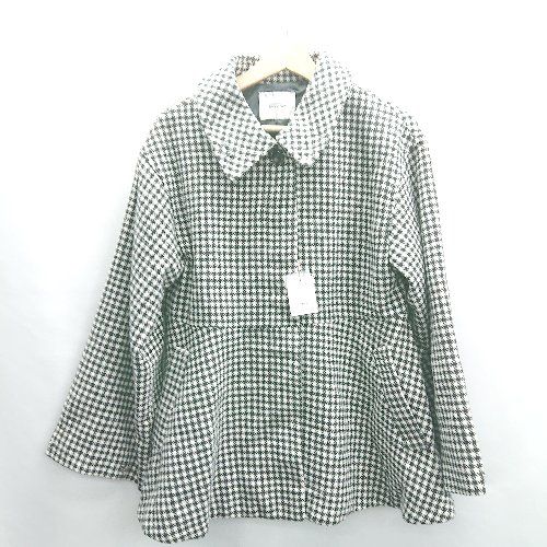 ◇ ⊇ ◎ ○未使用○ one after another NICE CLAUP 千鳥柄 長袖 ◇ ⊇ ◎ ○未使用○ one after another NICE CLAUP 千鳥柄 長袖