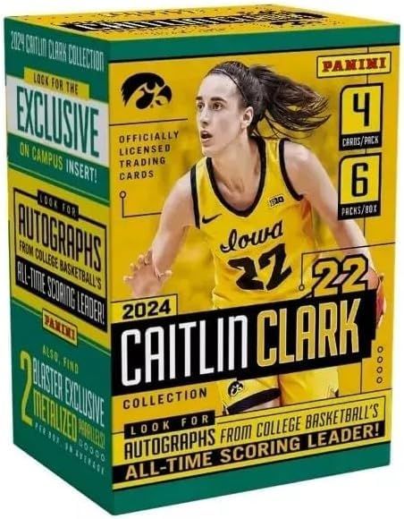 【超得】バスケスターターセット割 2024 Panini Caitlin Clark Collection 割引 Basketball 6-Pack