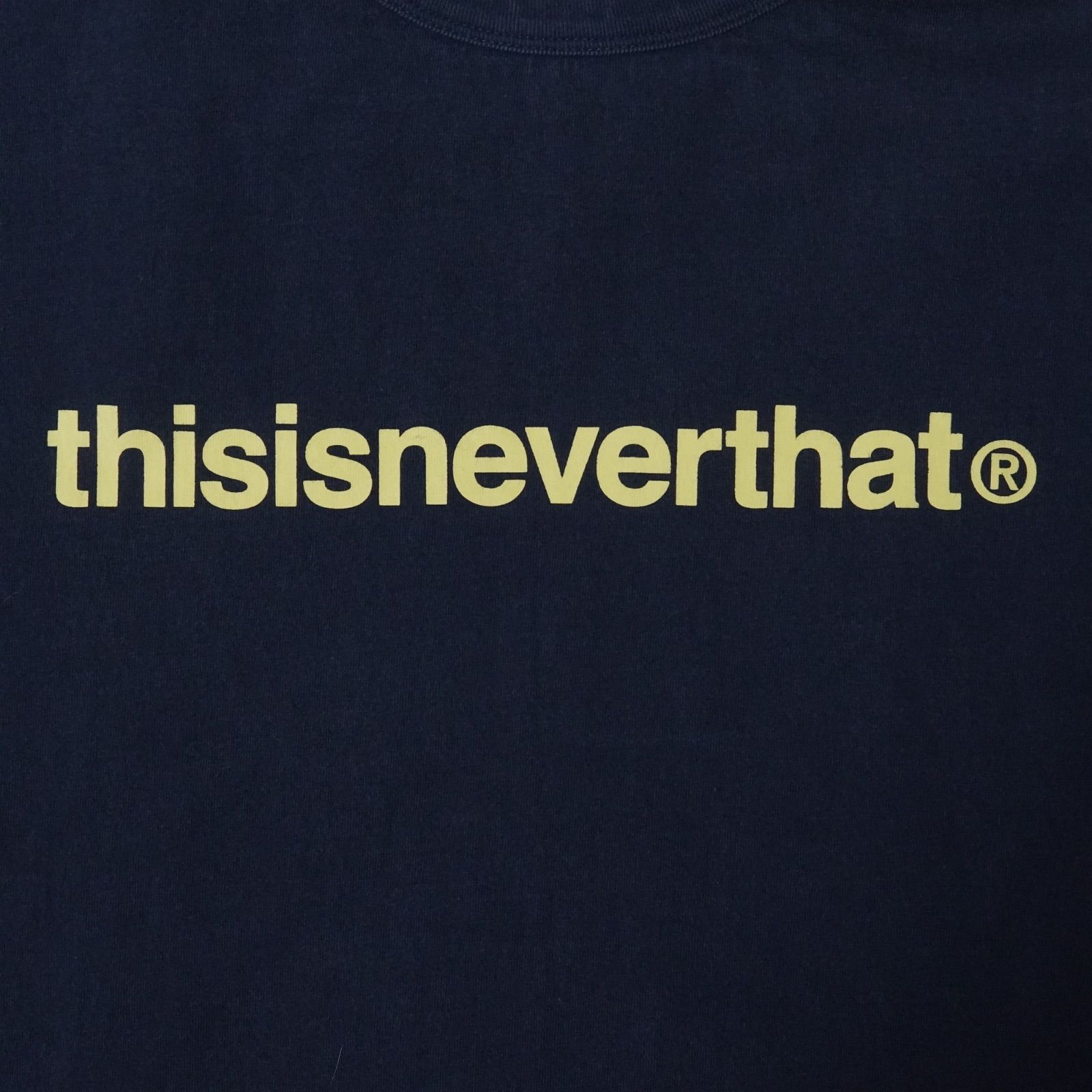 ディスイズネバーザット ロンT XL ネイビー 00s thisisneverthat