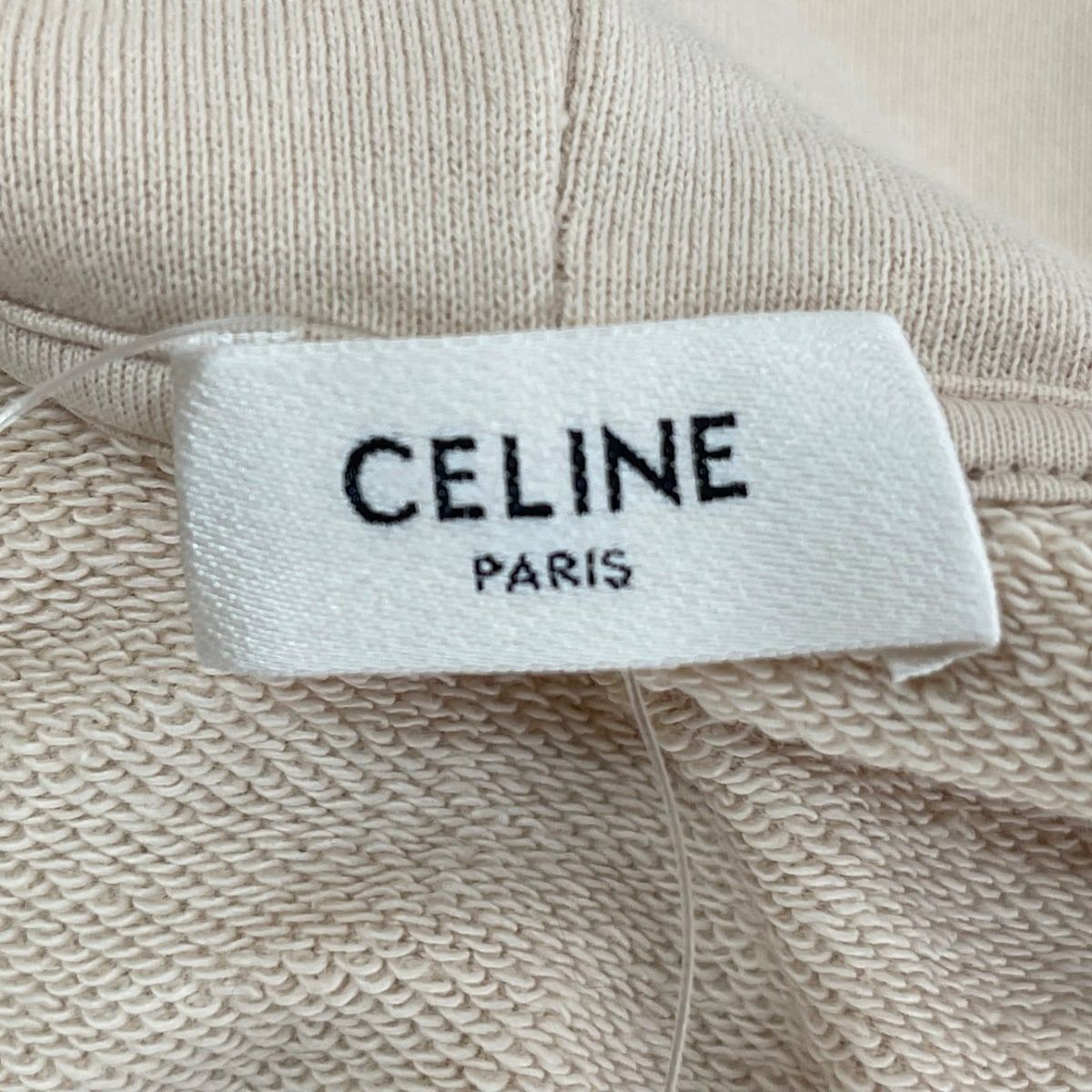 CELINE(セリーヌ) パーカー サイズM レディース - 2Y321670Q アイボリー 長袖/ロゴ/フード付