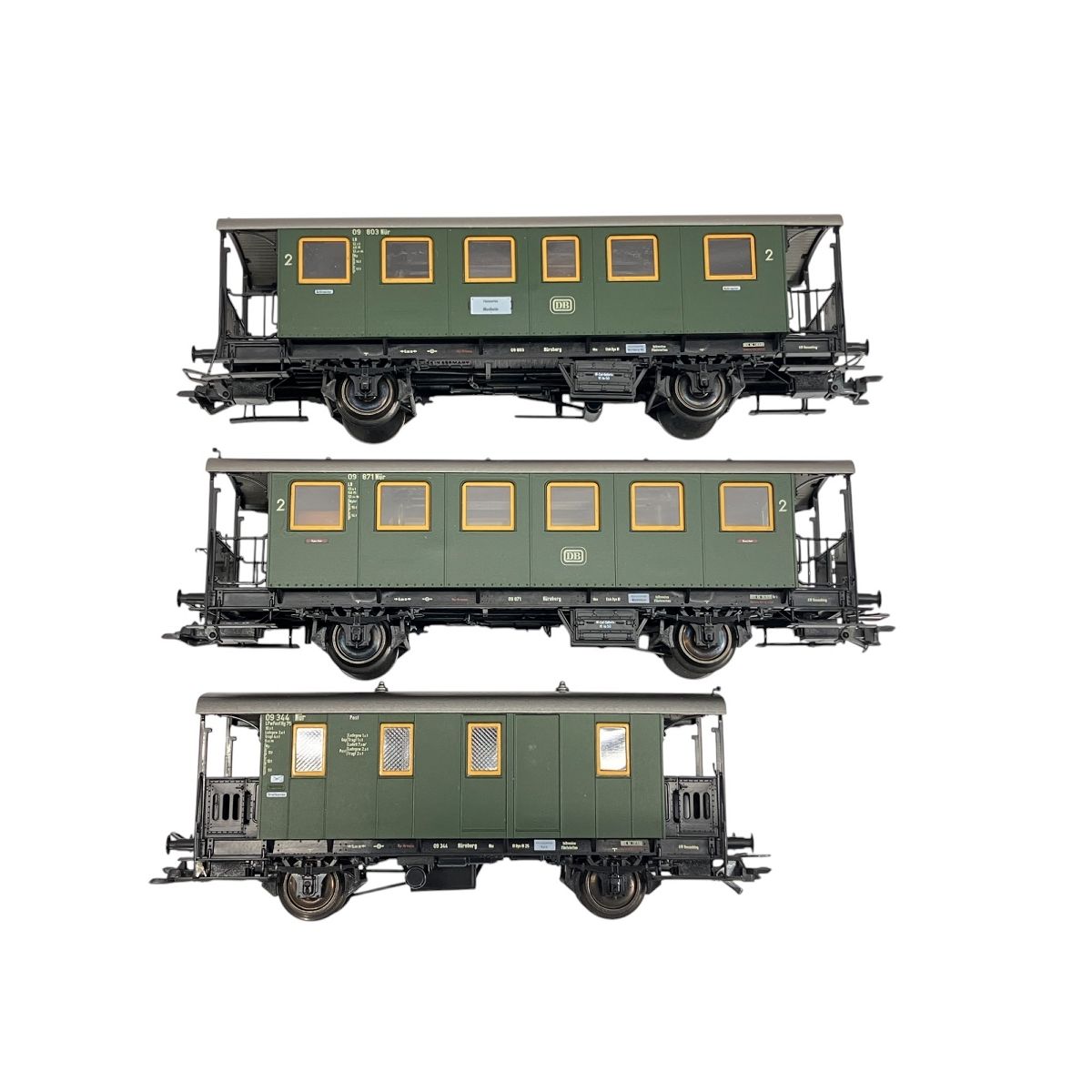 メルクリン　HOゲージ7186 Marklin メルクリン 4301 4302 4303 鉄道模型 HOゲージ 客車 3両