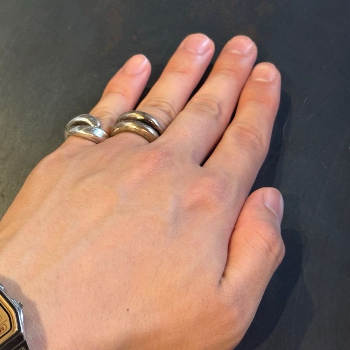 SILVER925 2DOCKING DESIGN RING/シルバー/リング SILVER925 2DOCKING DESIGN RING/シルバー/リング