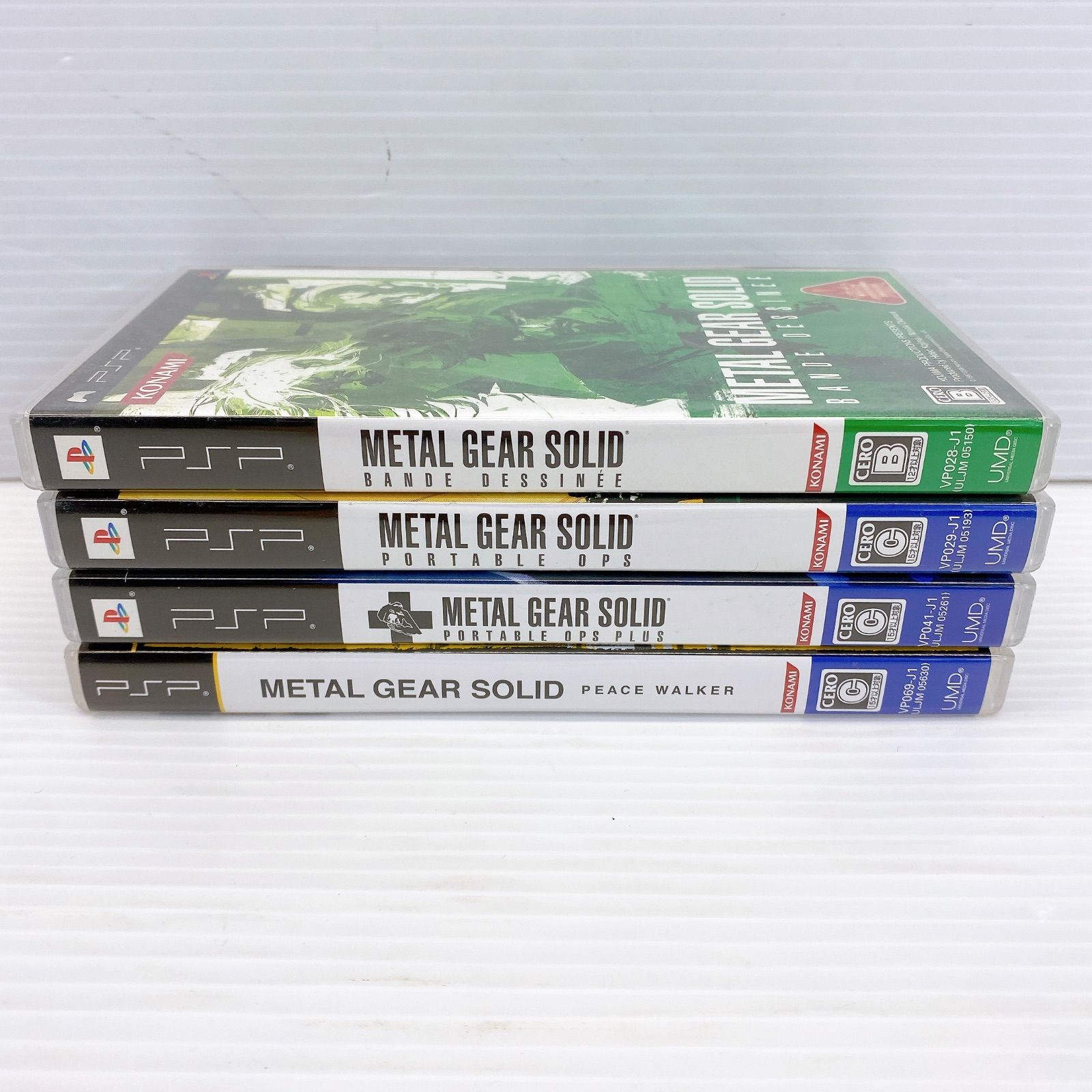 ◇【PSP】 METAL GEAR SOLID シリーズ 4本セット 中古品◇ - メルカリ