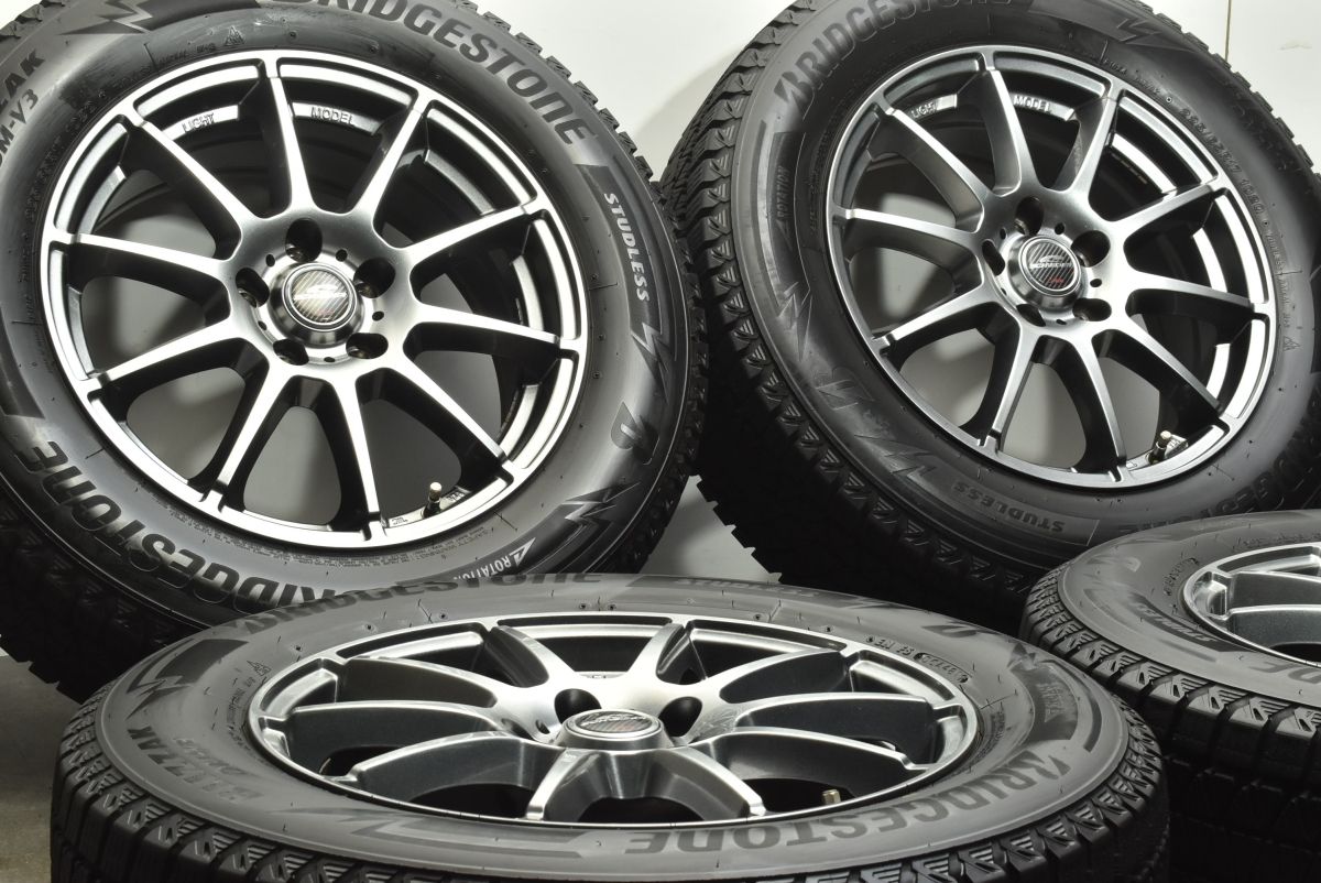 交換用に】シュナイダー 17in 7J +38 PCD114.3 ブリヂストン 
