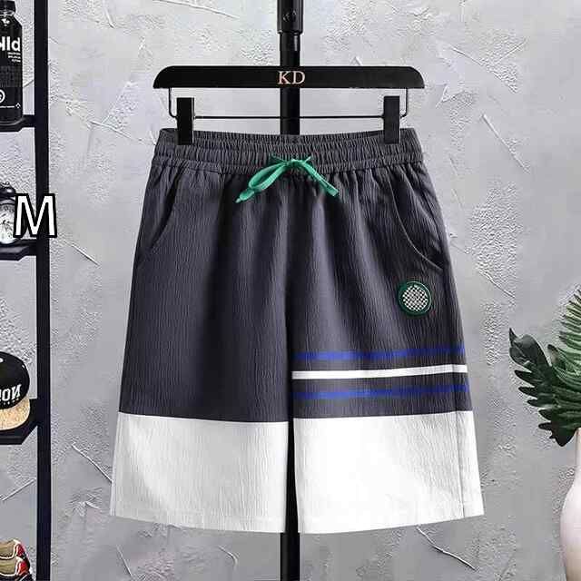 [M]メンズ ファッション 服  オシャレ シンプル 大人 かっこいい 大きいサイズ ストリート 紳士服  パンツ 夏以外 薄手 韓国 スタイル カジュアル ビーチ パンツ 五分丈 ストレート 