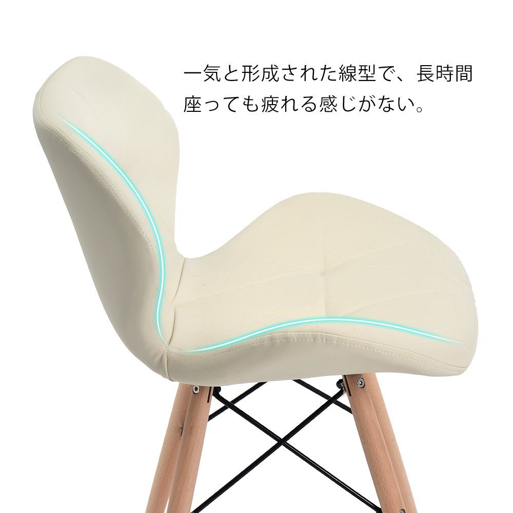 1脚 リプロダクト デザイナーズ おしゃれ 北欧 イームズ椅子 天然木脚 イームズモダンデザイン PU座面 レーザー ダイニングチェア オーエスジェイ OSJ WWW_KANDAIZUMI_COM