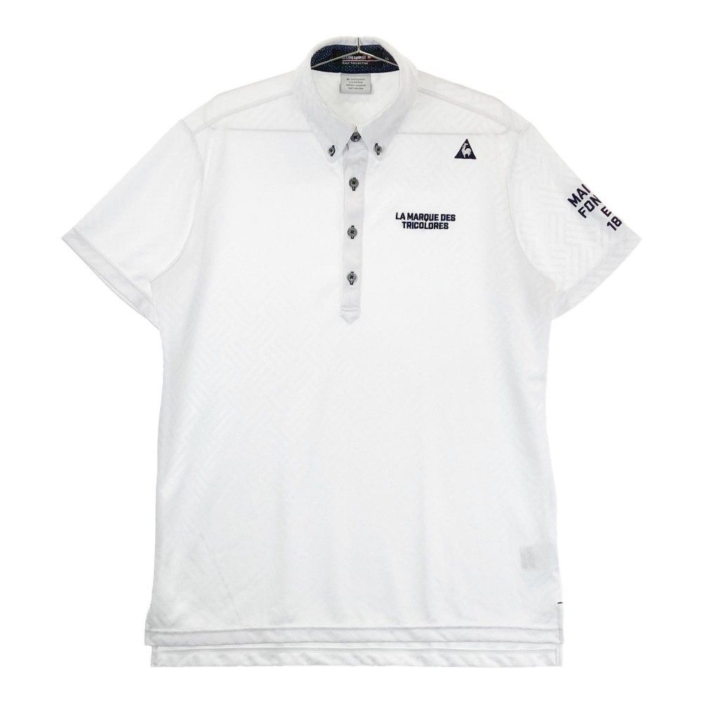 サイズ：LL LECOQ GOLF ルコックゴルフ 半袖ポロシャツ ボタンダウン